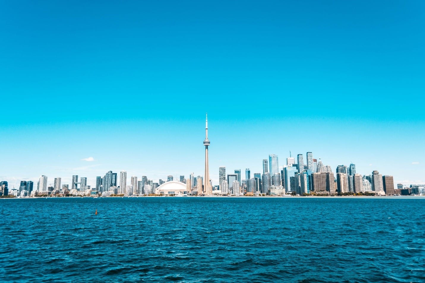 New Toronto boasts beautiful lakeside views of the Toronto skyline