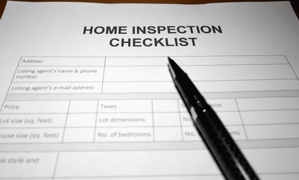 What is included in a home inspection report?