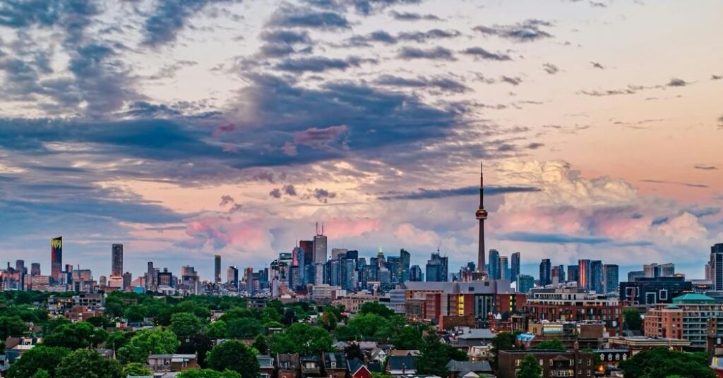 Toronto skyline view for a guide to planning the sale of a home in West Toronto timeline.